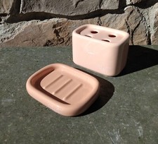 Vintage Toothbrush Holder and Soap Dish Japan Sears