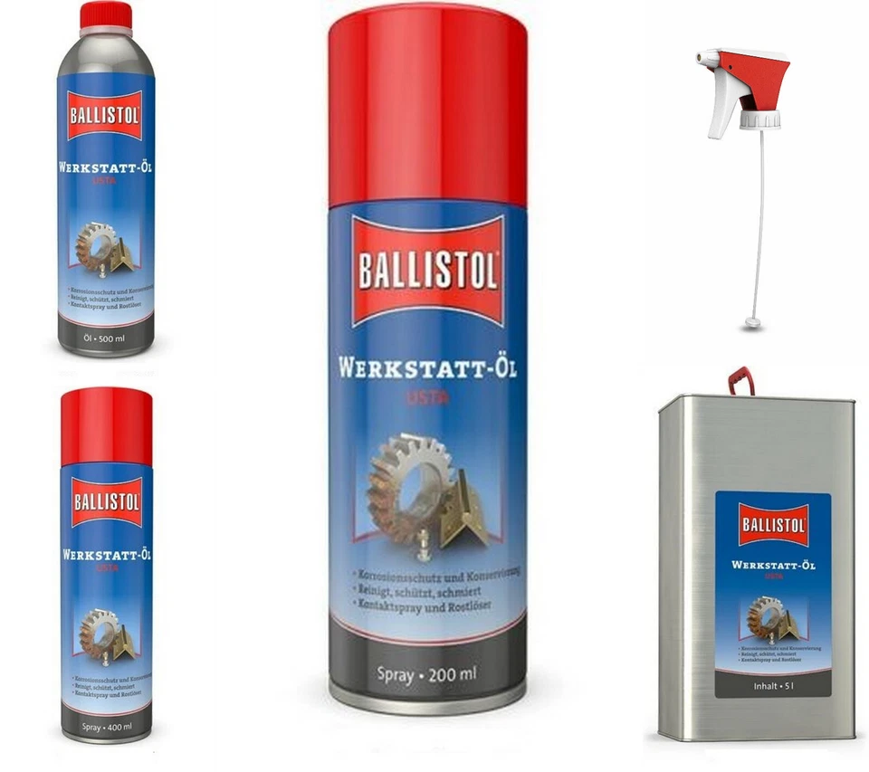 Ballistol Werkstatt-Öl Spray Usta Werkstattöl Werkstattspray