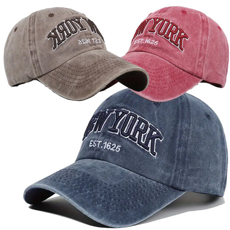 Hat New York EST. 1625 City Embroidered Baseball Cap Hat New York EST. 1625 City Embroidered Baseball Cap