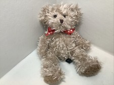 Radcliffe Russ Berrie Co. Teddy Bear 12 Inch Plush Stuffed With Red Heart Bow