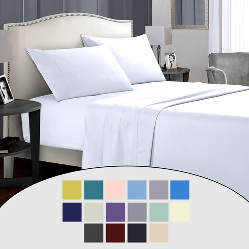 Extra Deep Fitted Sheet 100 EGYPTIAN Cotton 400 Thread Count SINGLE