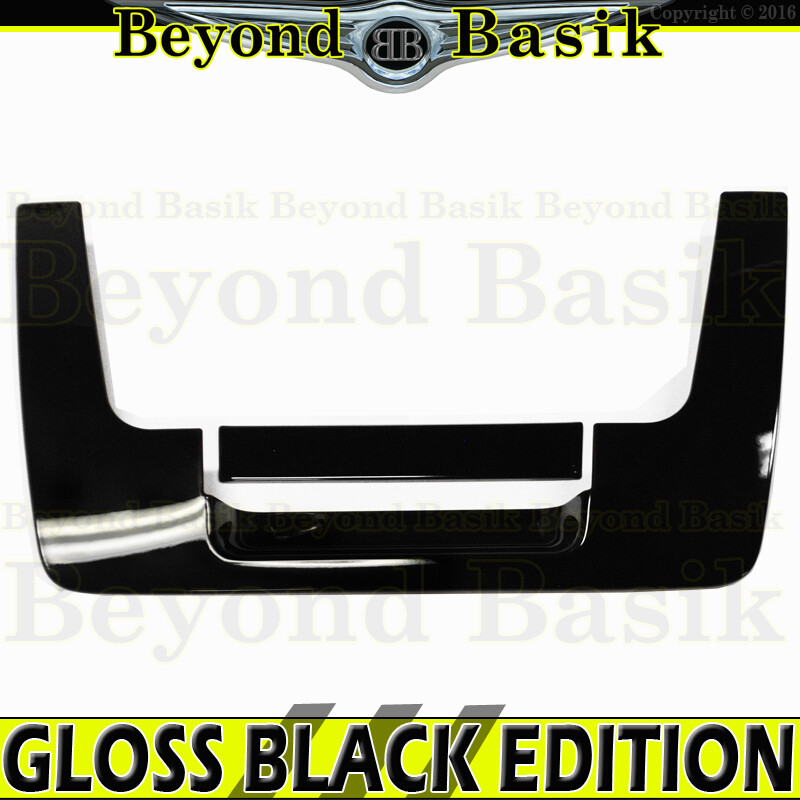 Torox Gloss Black Tailgate Handle Cover For Nissan Titan 2004-2012 – Rear Door Trim Overlay