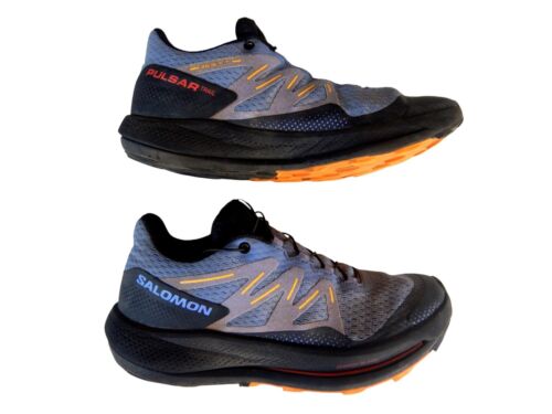 Salomon 'Pulsar Trail' Women's Purple Black Hiking Running Shoes - US 7 EU 38.5 - Picture 3 of 10