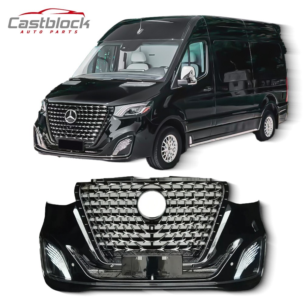 For 18-25 Mercedes-Benz Sprinter 2500 W907 Upgrade Front Bumper