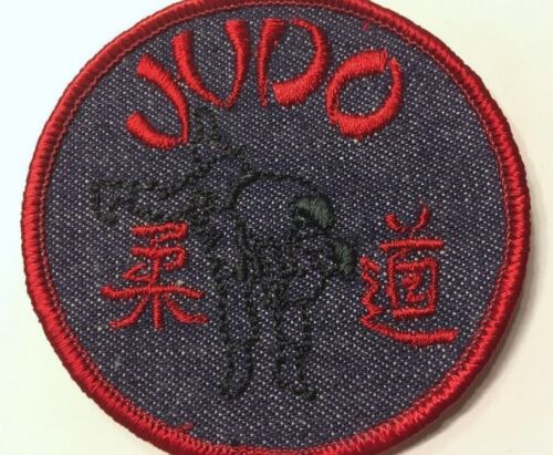 True Vintage 70s Denim "JUDO" Patch Martial Arts Self Defense Unused NOS USA - Bild 3 von 3