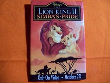 LION KING 2 SIMBA'S PRIDE PROMOTIONAL COLLECTOR PIN DISNEY 2 inches by 3 inches