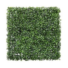 20x20'' Artificial Boxwood w/ Cover Back Mat Wall Hedge Decor Fence Panel Grass