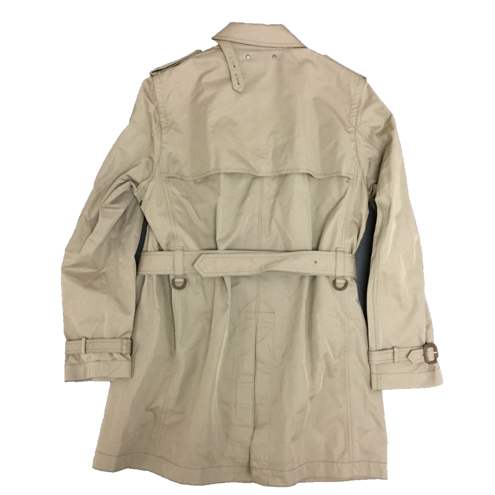 belted waterproof coat