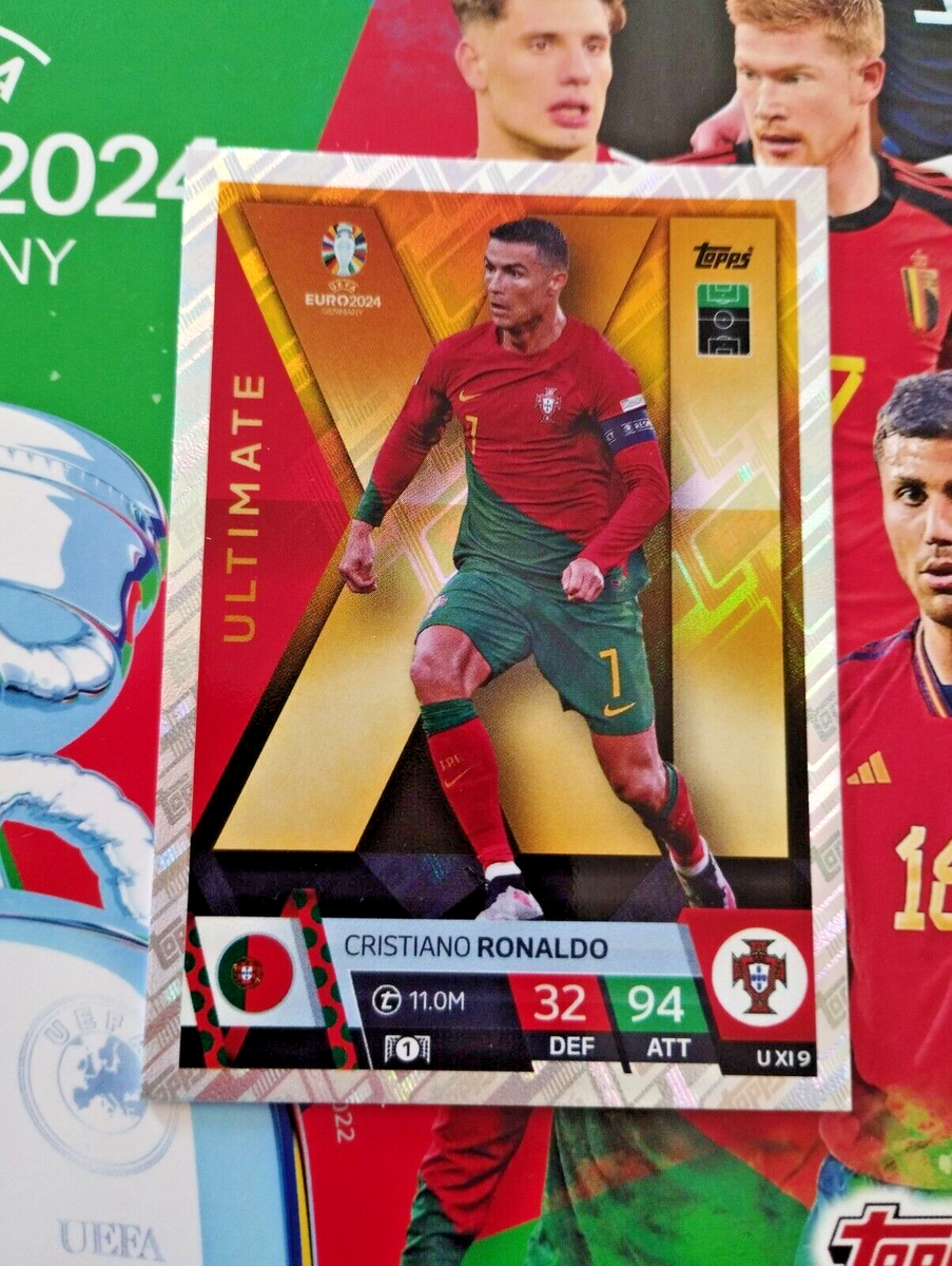 Cristiano Ronaldo #GG9 POR17 UXI9 cards - TOPPS MATCH ATTAX EURO