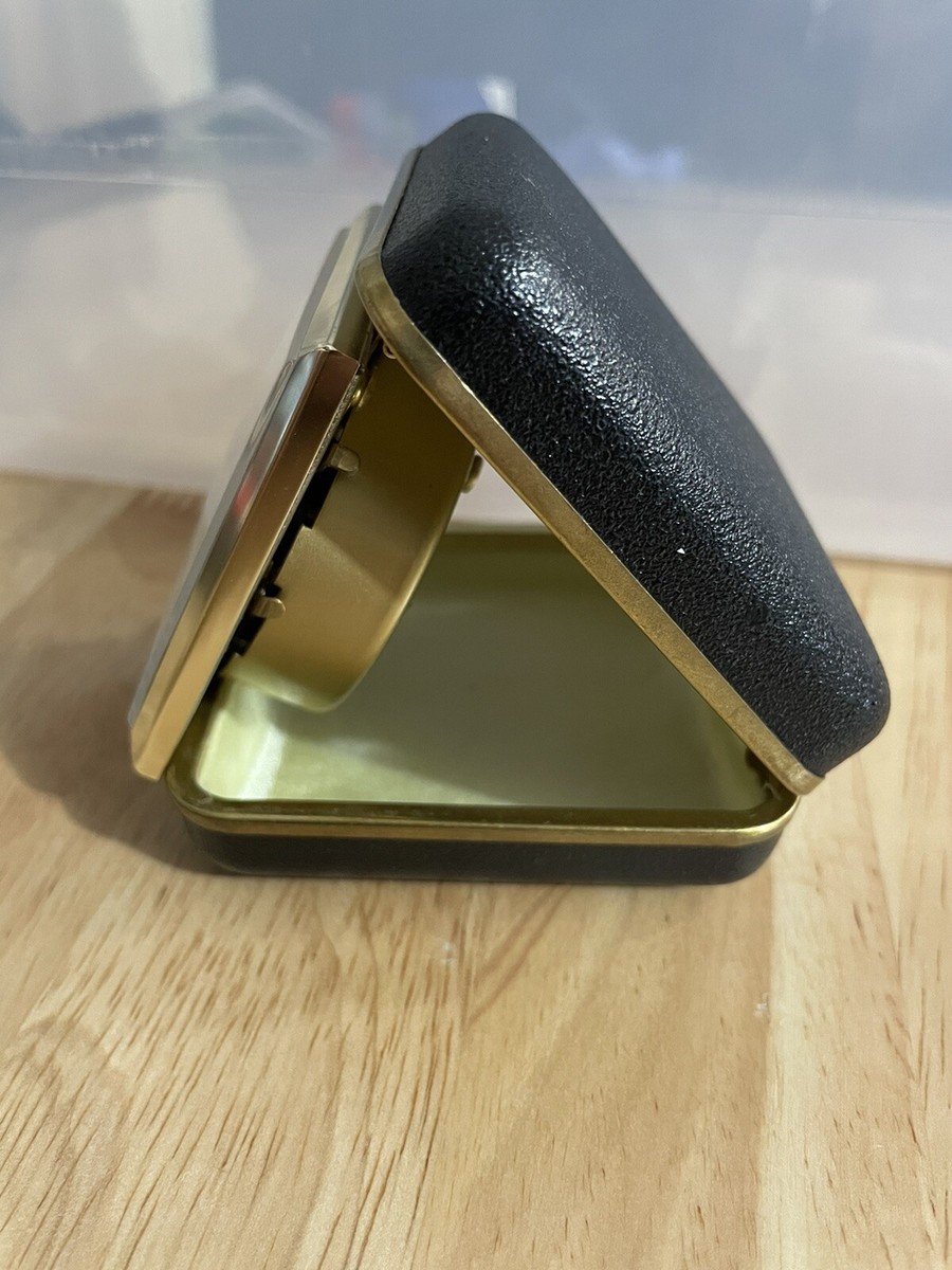 Vintage 1960s Seiko Mechanical Alarm Clock Portable Travel Hard