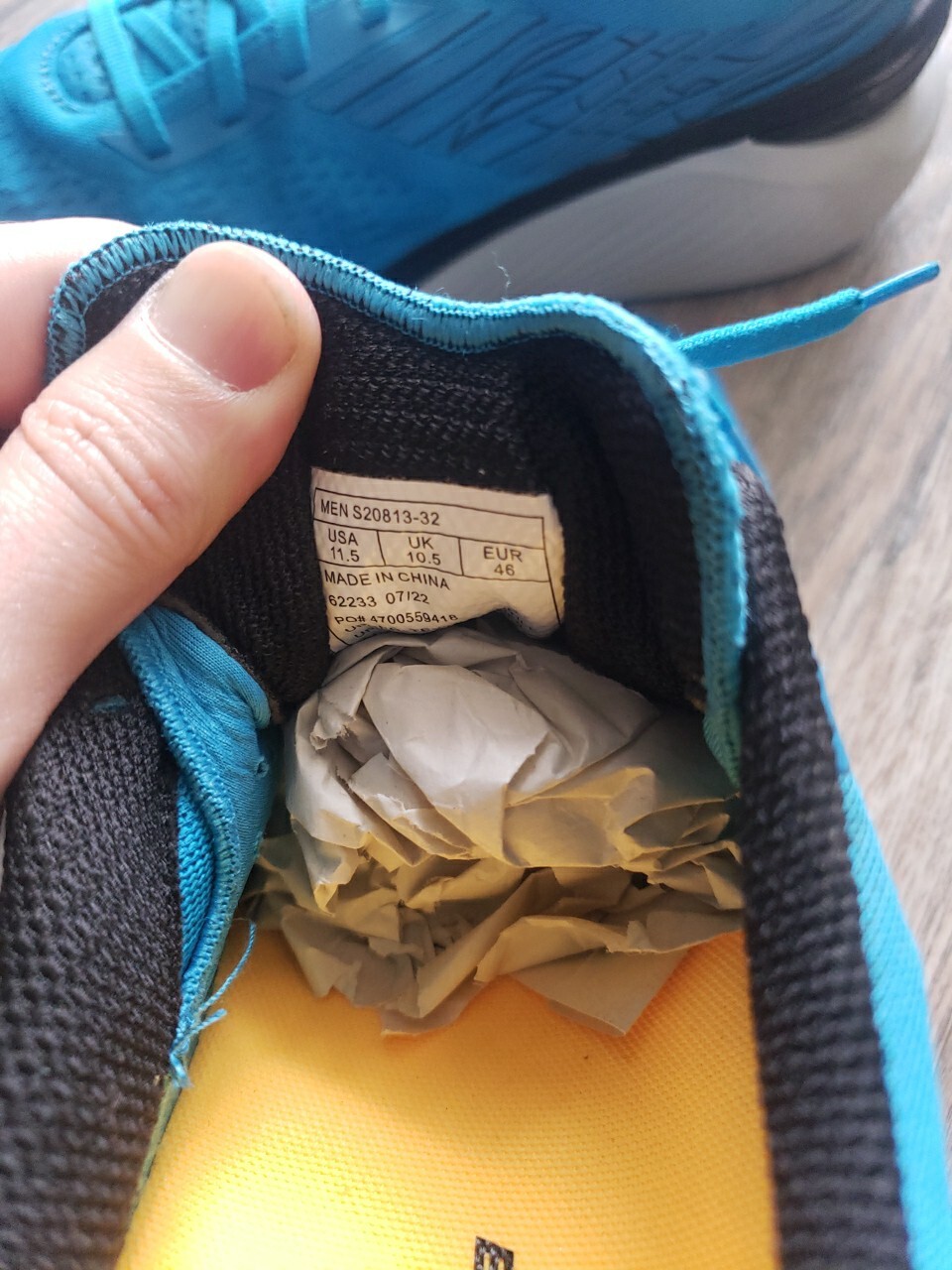 SAOLA Saucony Endorphin Shift 3 Mens Size 11.5 Ocean Vizig Running Shoes U