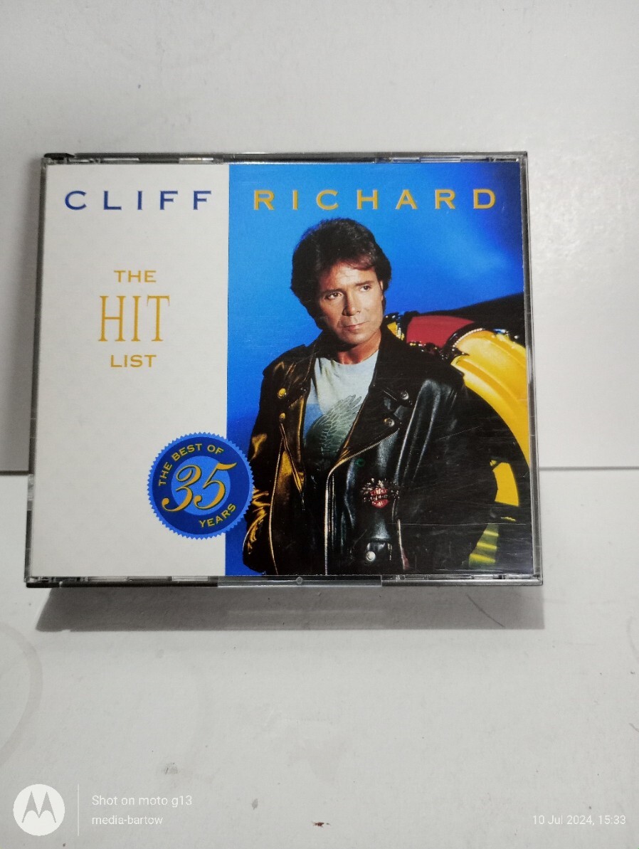 CLIFF RICHARD THE HIT LIST - DOUBLE CD - FREEPOST