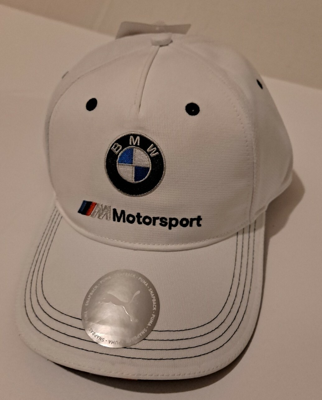 puma bmw cap white