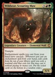 Wildsear, Scouring Maw Foil Commander: Bloomburrow