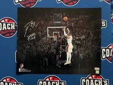 Damian Lillard Autographed 16x20 Custom Spotlight Game Winner Photo w/ Dame Time