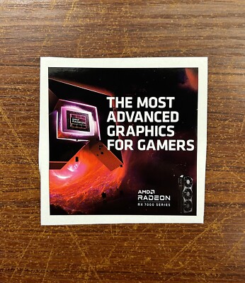 1x AMD Radeon RX 7000 Series Desktop / Laptop sticker label (NEW) | eBay