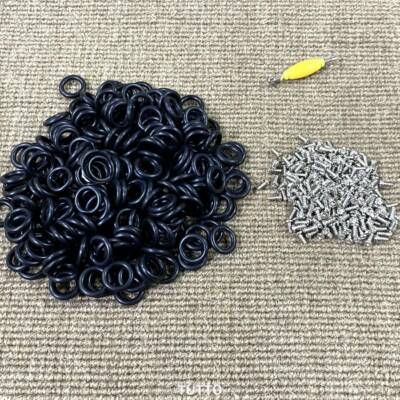 200X Rubber O-Rings Band & 200PCS Screws For 3.75'' GI Joe Cobra Action Force