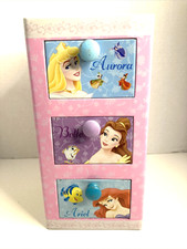 Rare Disney Princess Jewelry Trinket Box with Drawers