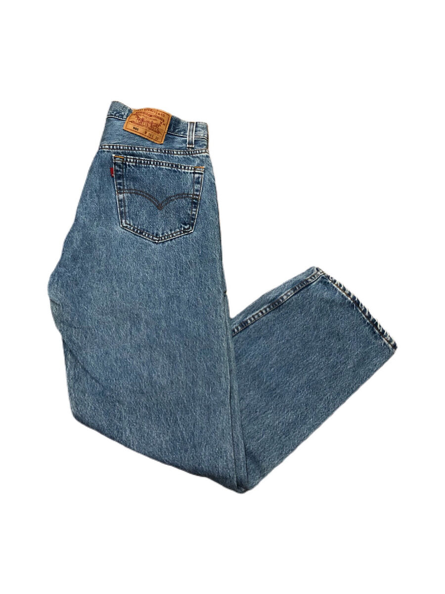 Vtg 1994 Levi's 501 Double X Jeans Men Blue USA Made Grunge Vtg 1994 Levi's 501 Double X Jeans Men Blue USA Made Grunge