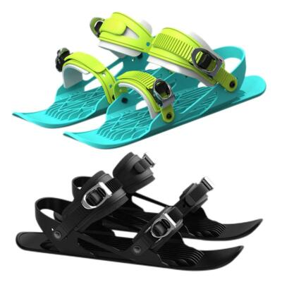 #ad Mini Ski Skates Shoes Skiboard Attach To Skis Boots For Downhillope MU $79.02