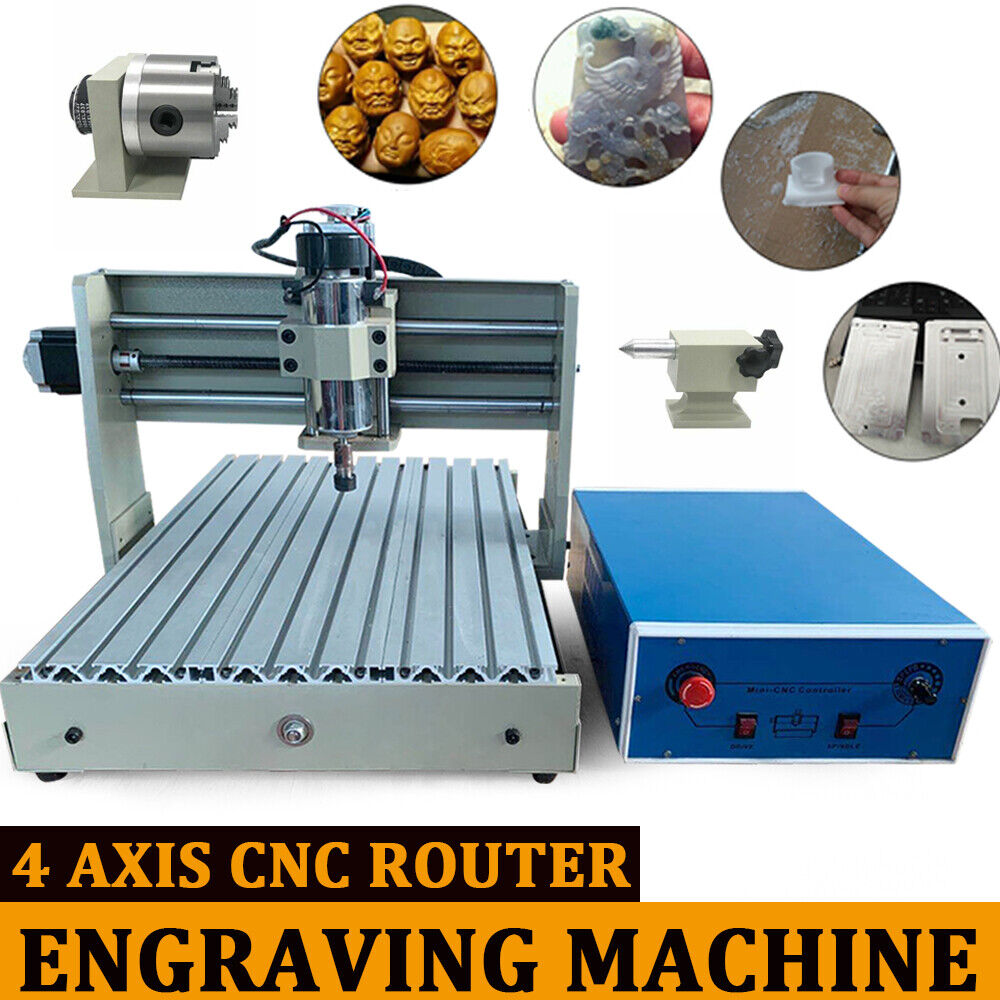 4 Axis CNC 3040 Router Engraver W USB Cutter Max 47% Under blast sales OFF Re Drilling Machine