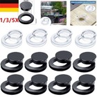 1-5Stk Tischschirm Loch Ring&Kappe Sets für Outdoor Terrasse Regenschirm Stecker