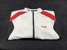 Louis Garneau Large Red White Black Mens Bike Cycling Jersey Road Trail Racing