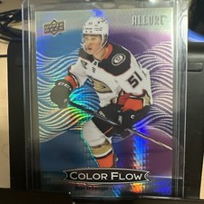 2024-25 Allure Hockey CFL-41 Color Flow Blue-Purple Spectrum Olen Zelleweger /25