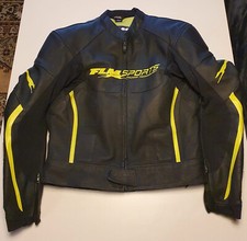 FLM Lederkombi Motorrad  und neuen Knieschleifern Größe M