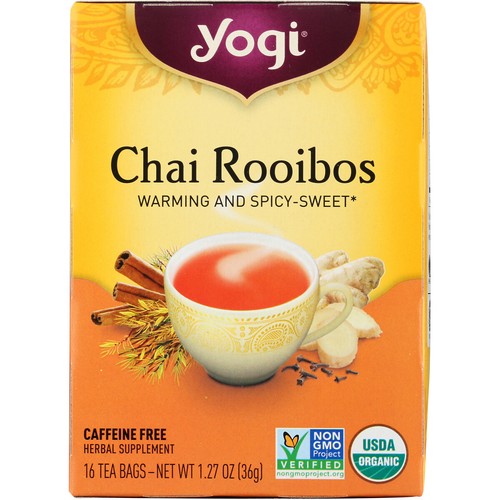 Yogi Tea Chai Rooibos, Caffeine Free, 16 Tea Bags Supplement for sale online eBay