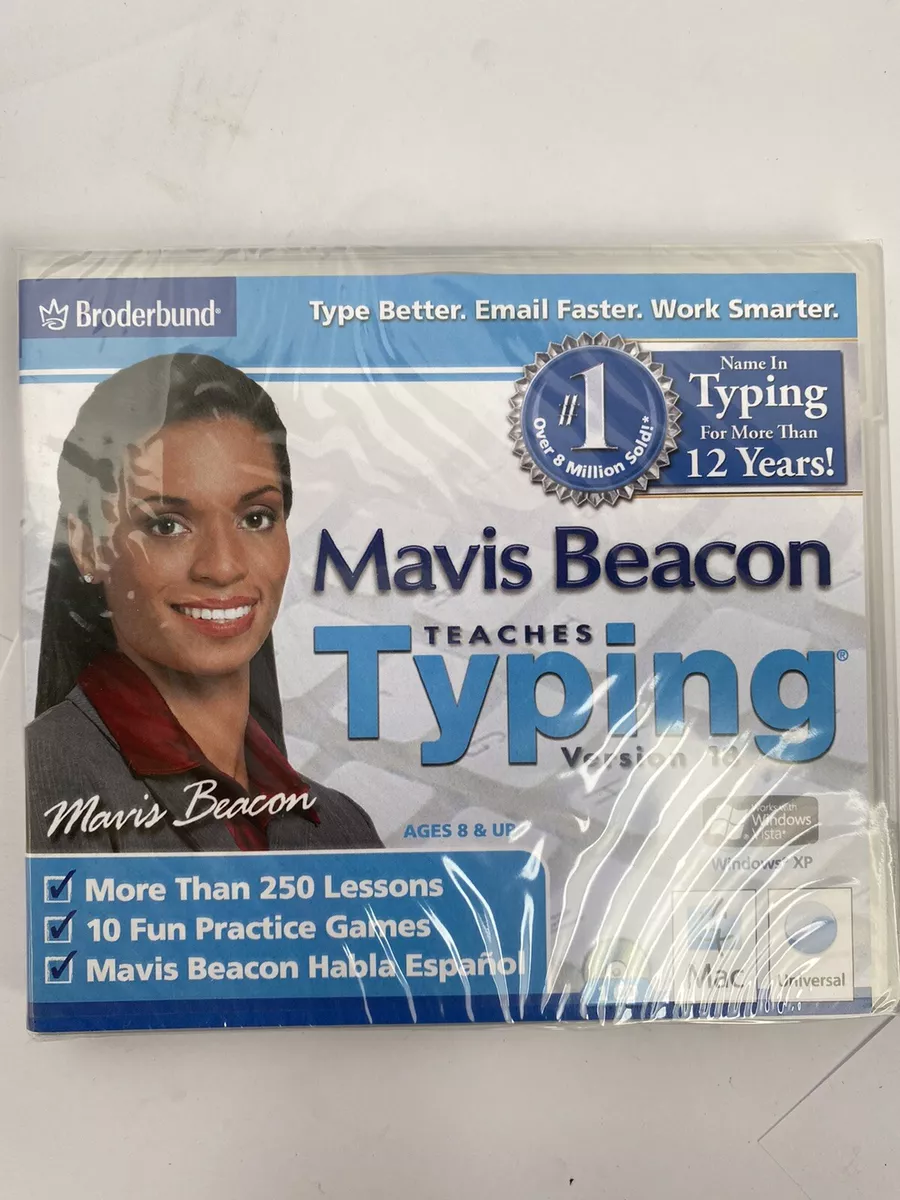 Screenshot of Mavis Beacon Teaches Typing: Version 8 (Windows