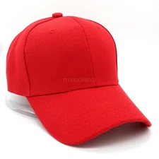 Men Baseball Cap Adjustable Solid Women Trucker Ball Hat Plain Blank Camo Caps