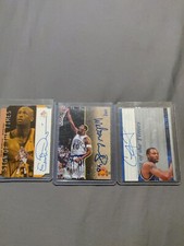 1996 scoreboard and  1999-2000 SP Authentic Sign of the Times Auto 3 card lot.