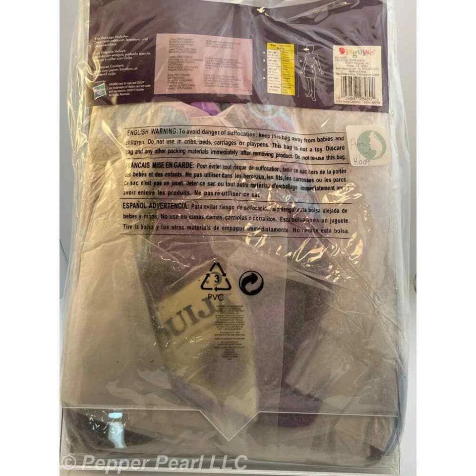 Ouija Sassy Costume Adult Small Dress Planchette Necklace Bandana Halloween - Image 2 of 4