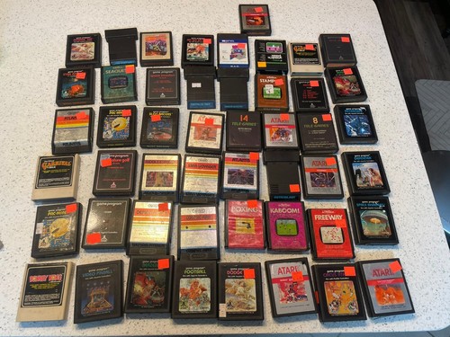 Lot De 5 Jeux Atari 2600 – Asteroids, Defender, Missile Command, Breakout – Boîtes