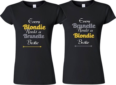 Every Blondie needs a Brunette bestie 