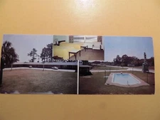 Sea Spray Motel & Restaurant Brunswick Georgia vintage oversized postcard 