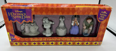 Disney's Hunchback of Notre Dame Festival of Fools Put N' Play Figure Mattel New