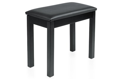 Gator Frameworks Traditional Wooden Keyboard and Piano Bench - Black
