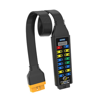 OBD2 Breakout Box OBDII Protocol Detector CAN Test Box With LCD Voltage Display