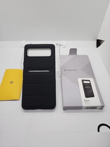 New Caseology Black Athlex Case for Google Pixel 7a Snug Fit Textures