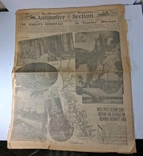 1928 San Francisco Examiner Automotive Section April 1st Fools Day