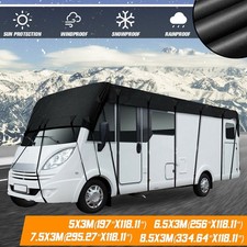 Wohnwagen Wohnmobil Schutzdach Dachschutzplane Abdeckung Schutzhülle 210D 5-8.5M