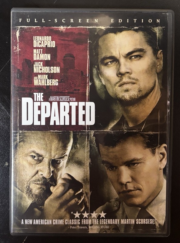 DVD The Departed Martin Scorsese Leonardo DiCaprio Matt Damon Nicholson