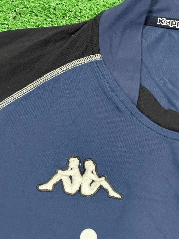 Tottenham Hotspur FC Kappa 2004 Navy Away T-Shirt | Adult Large Football Top Kit - Image 3 of 4