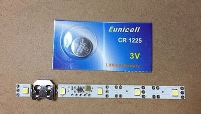 Coach Lighting Strip - Cool White - N gauge - Train Tech CN1
