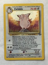 Pokemon TCG Clefable 1/64 Jungle Unlimited Holo Rare 1999 English 70 MP on eBay