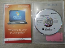 Microsoft Windows 7 Professional 64-Bit DVD With Product Key Genuine OEM