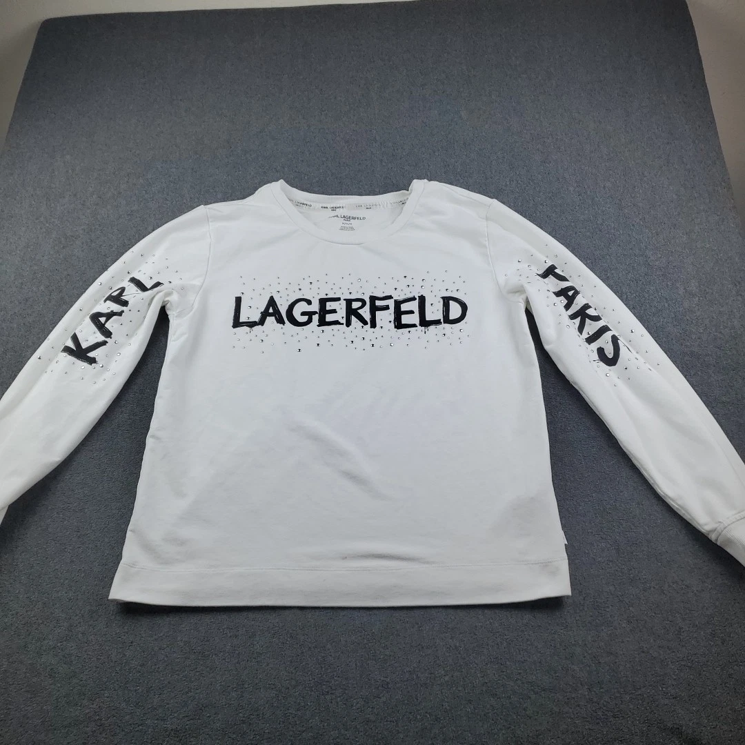 Karl Lagerfeld Jeans BOX LOGO - Sweatshirt - green gecko/hellgrün