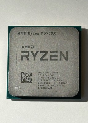 AMD Ryzen 9 5900X 3.70GHz 12C 24T AM4 Desktop Gaming CPU Processor 100-000000061